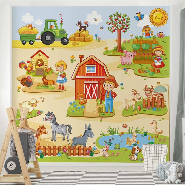 Wallpapers Playoom Mat Farm - Farm Work Is Fun