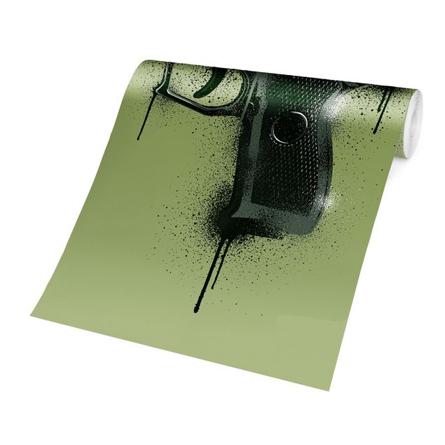 Wallpaper - Sprayed Gun