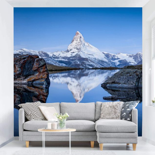 Wallpaper - Stellisee Lake In Front Of The Matterhorn