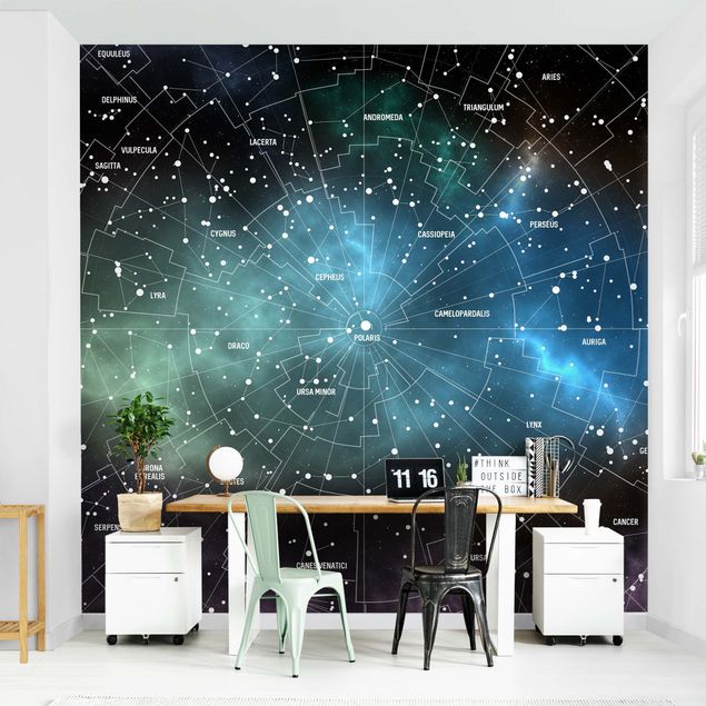 Wallpapers Stellar Constellation Map Galactic Nebula