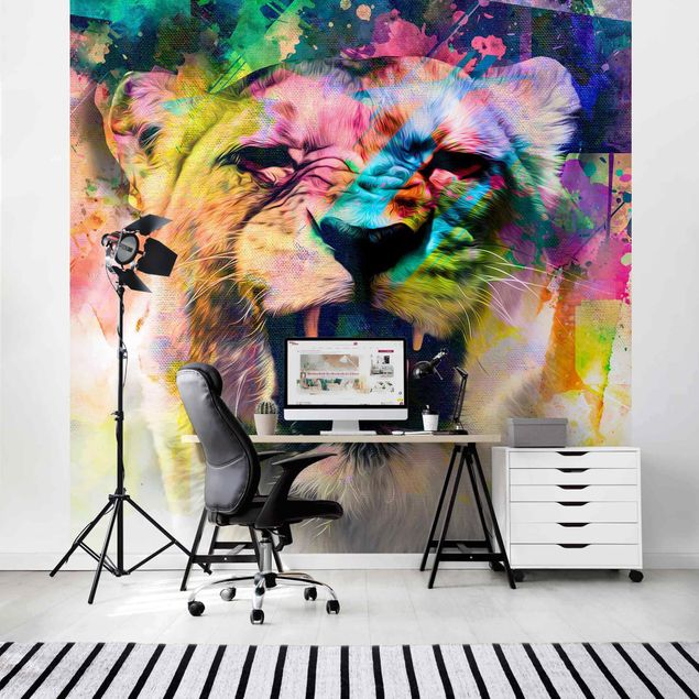 Wallpaper - Street Art Lion