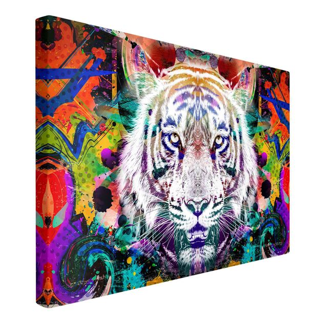 Canvas print - Street Art Tiger