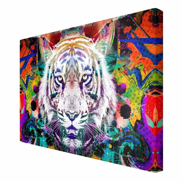 Canvas print - Street Art Tiger