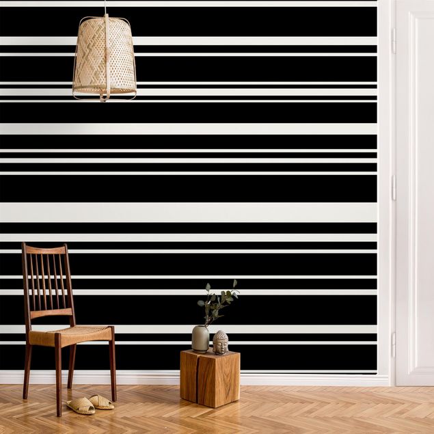Wallpapers Stripes On Black Backdrop