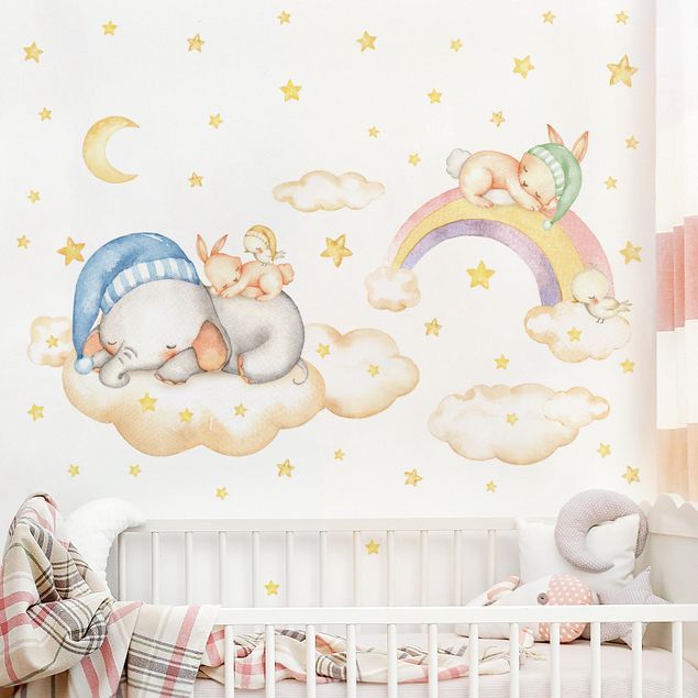 Wall sticker - Sweet Dreams Clouds Stars Set
