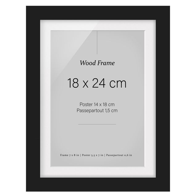 Frame - Picture Frames Black High 3: 4
