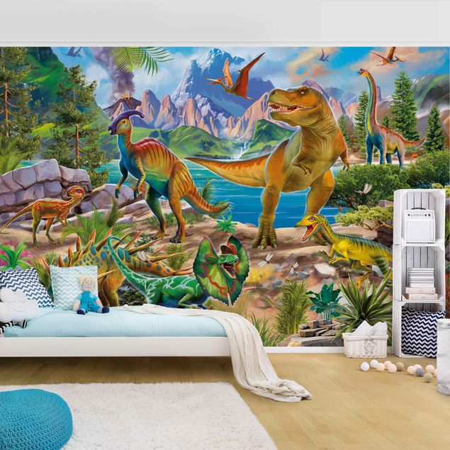 Wallpapers T-Rex And Parasaurolophus