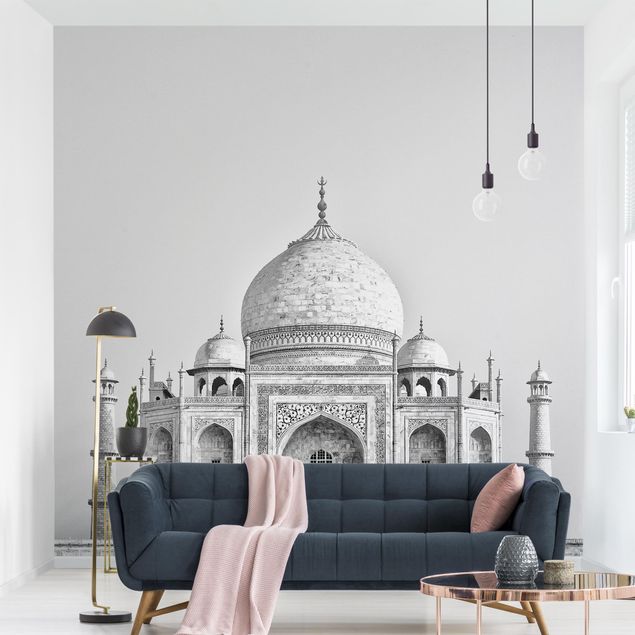 Wallpapers Taj Mahal In Gray