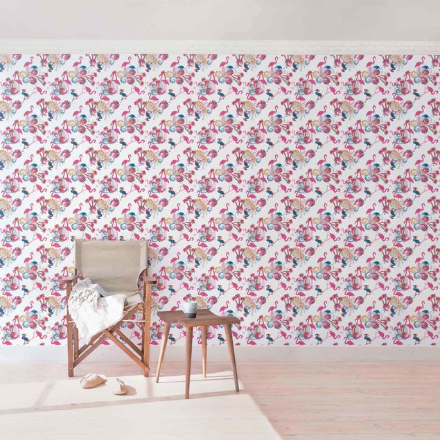 Wallpaper - Dance Of The Flamingos