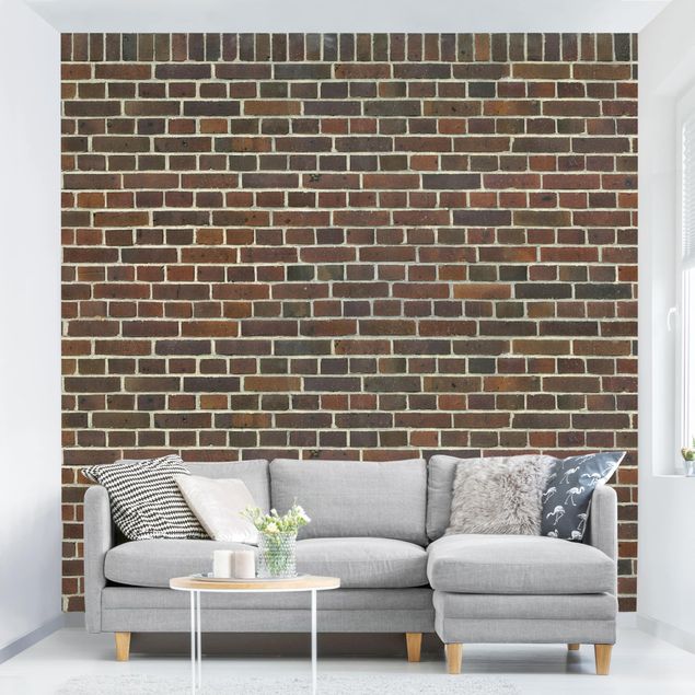 Wallpapers Brick Wall Reddish Brown