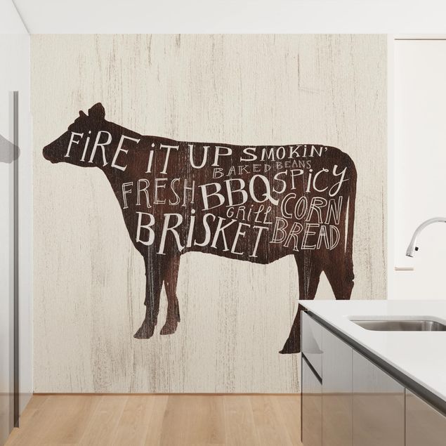 Wallpaper - Farm BBQ - Cow