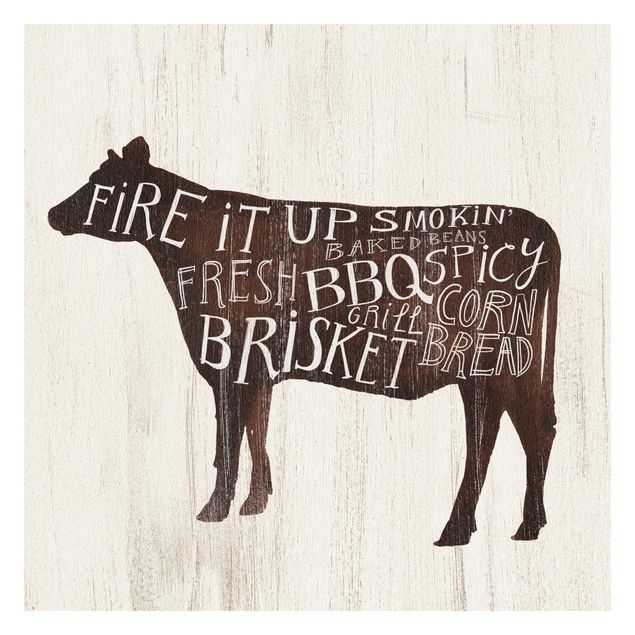 Wallpaper - Farm BBQ - Cow