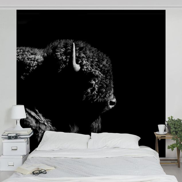 Wallpaper - Bison In The Dark