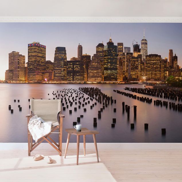 Wallpaper - View Of Manhattan Skyline