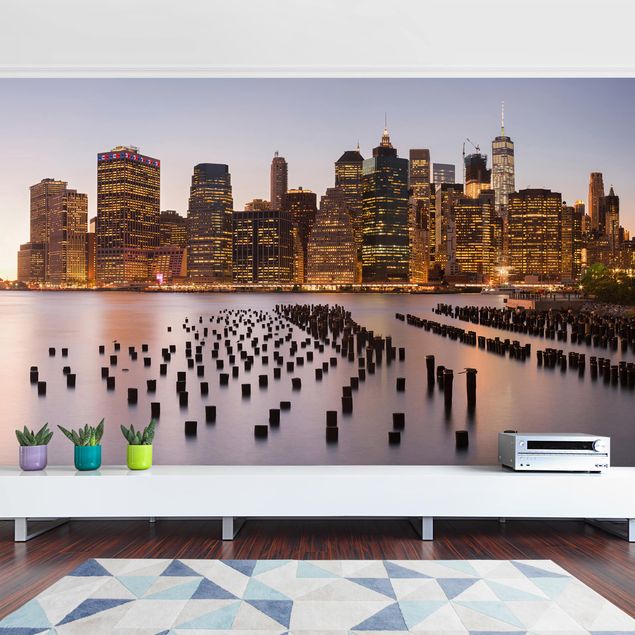 Wallpaper - View Of Manhattan Skyline