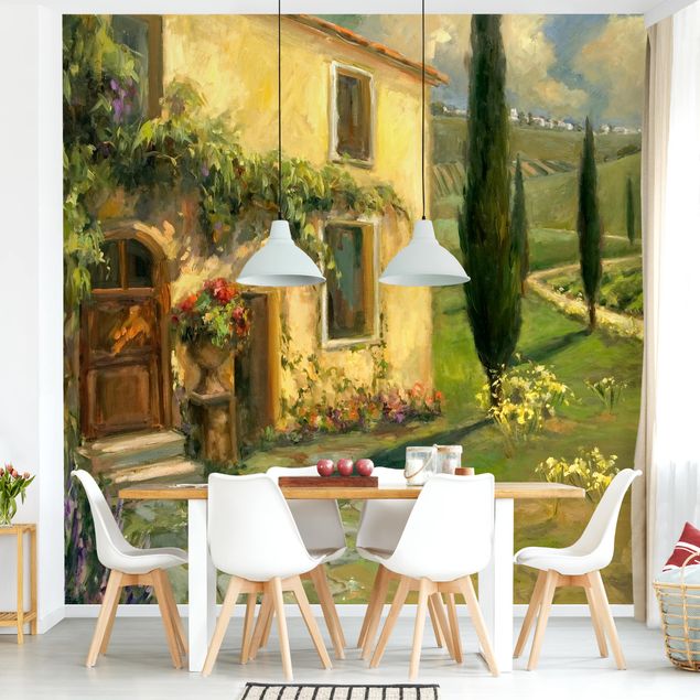Wallpaper - Italian Countryside - Cypress