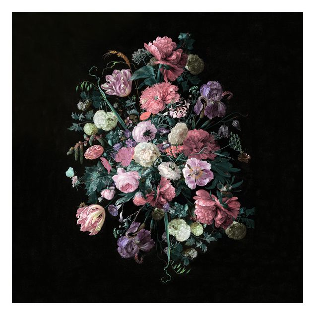 Wallpaper - Jan Davidsz De Heem - Dark Flower Bouquet