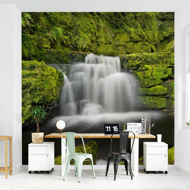 Wallpaper - Lower Mclean Falls In New Zealand