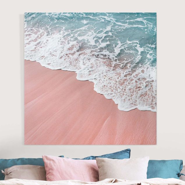 Canvas print - The Ocean's Deep Love - Square 1:1