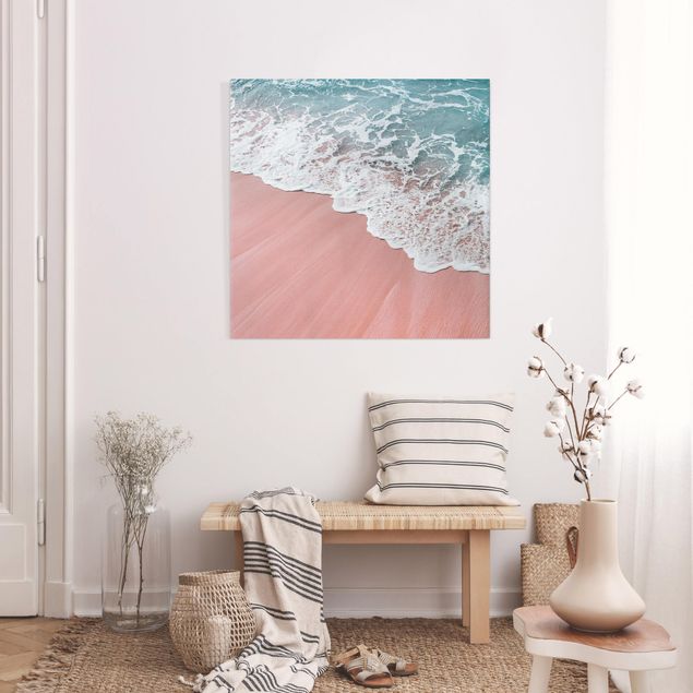 Canvas print - The Ocean's Deep Love - Square 1:1