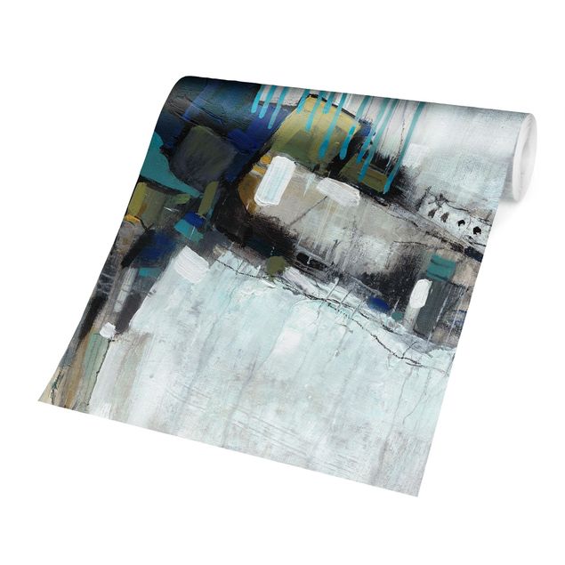 Wallpaper - Separation Turquoise I