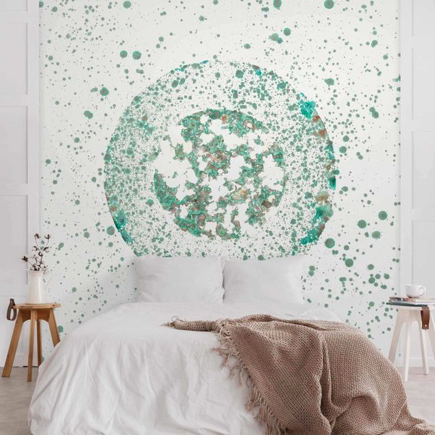 Wallpaper - Turquoise Microcosm
