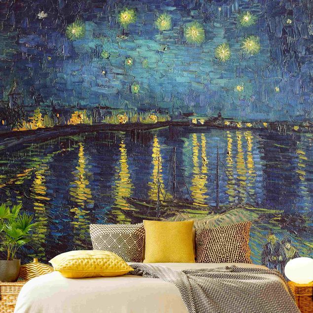 Walpaper - Vincent Van Gogh - Starry Night Over The Rhone