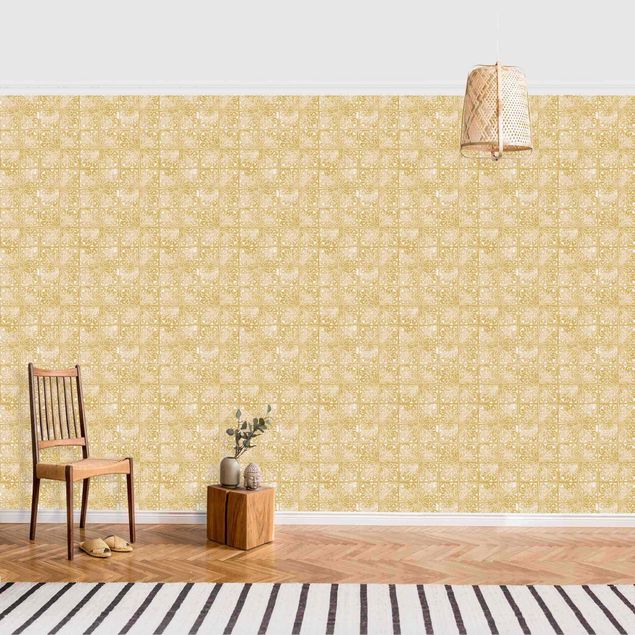 Wallpaper - Vintage Art Deco Pattern Tiles