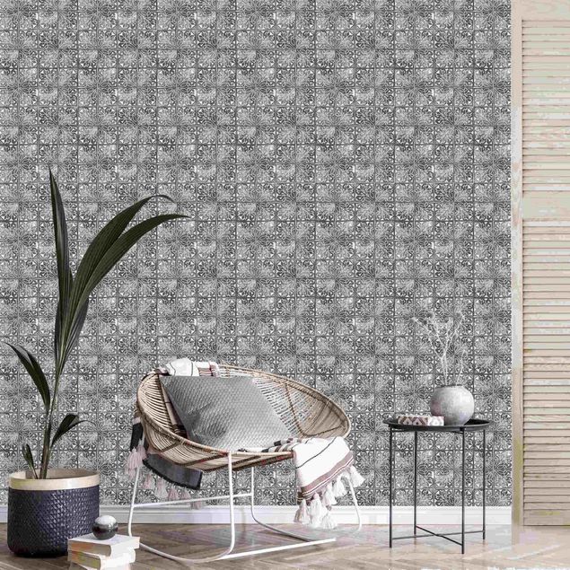 Wallpaper - Vintage Pattern Spanish Tiles