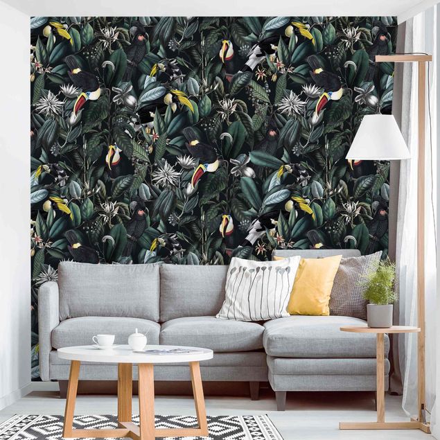 Wallpapers Birds In Dark Botany