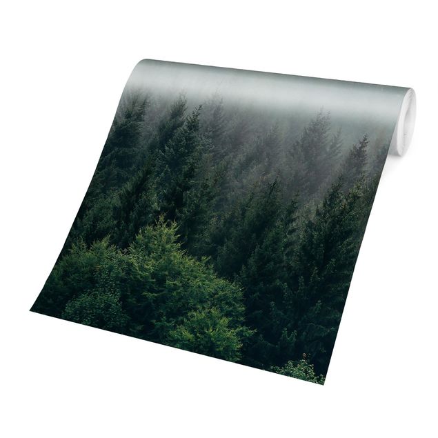 Walpaper - Foggy Forest Twilight