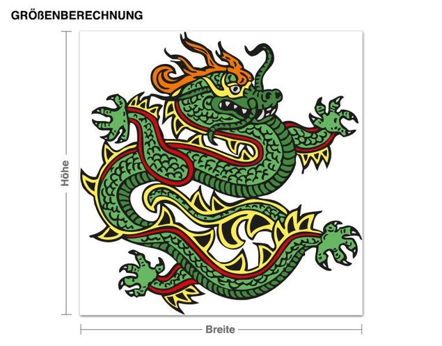 Dragon wall decals Chinese Dragon