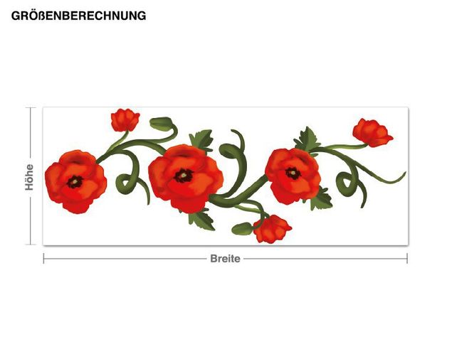Wall stickers tendril Poppy Tendril