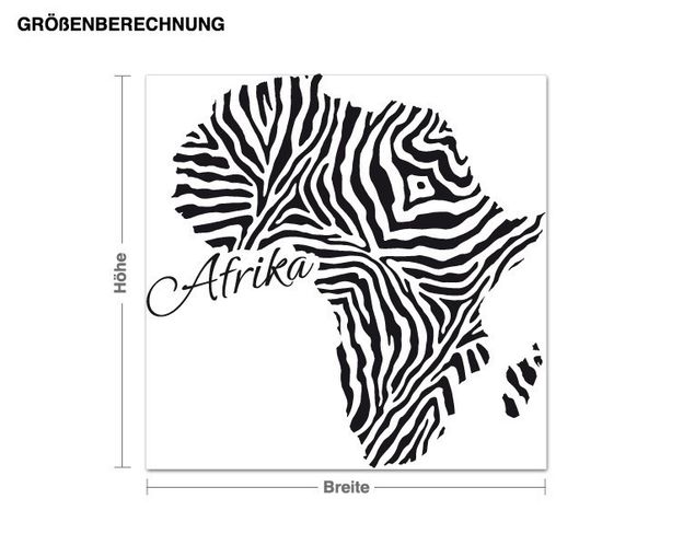 African wall stickers Africa