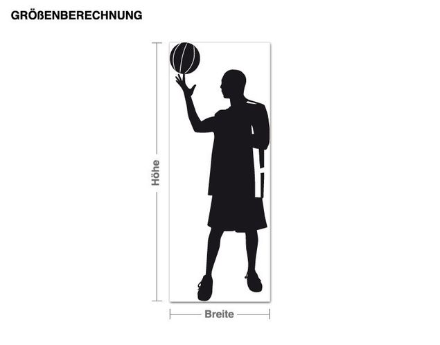 Wall stickers basketball Basketball Player