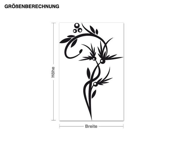 Wall stickers tendril Floral Arch
