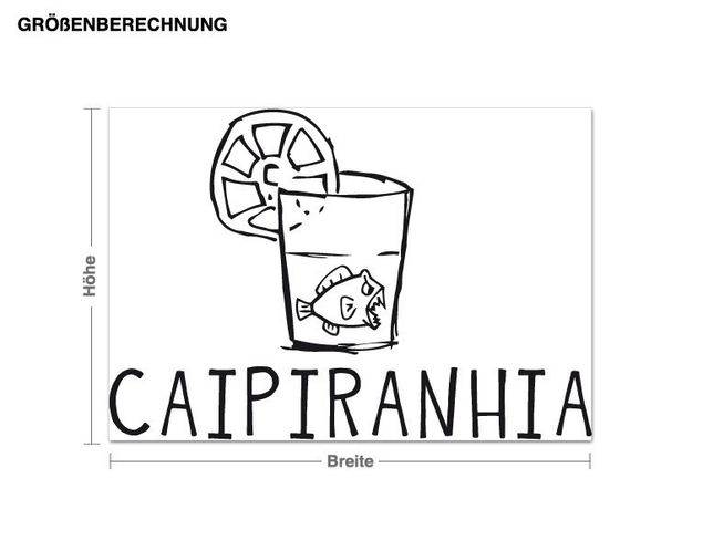 Wall sticker - Caipirinha Cocktail