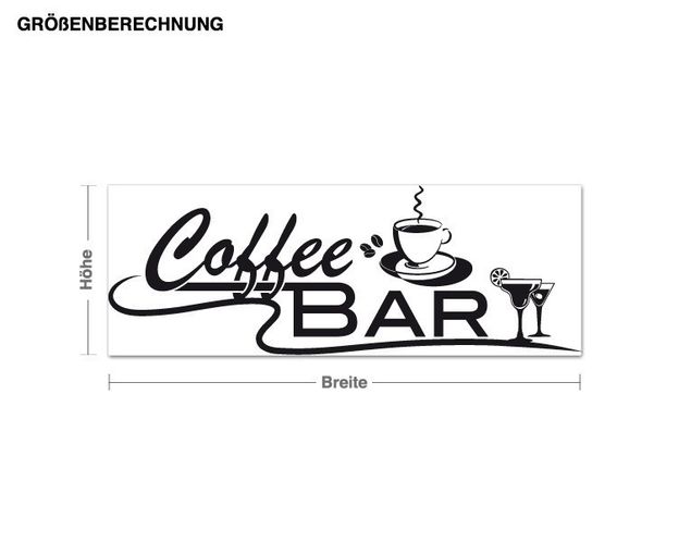 Wall stickers coffee Coffee Bar
