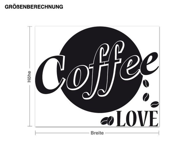 Wall stickers coffee Coffee Love