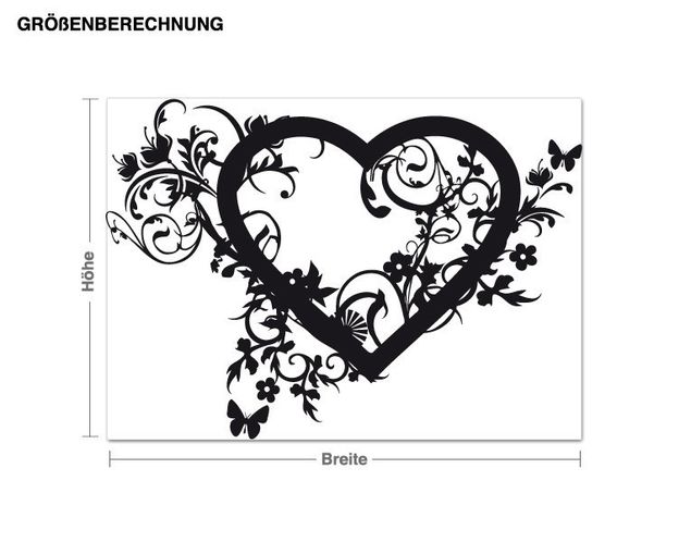 Wall stickers tendril Spring love