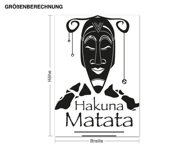 Wall stickers africa Hakuna Matata