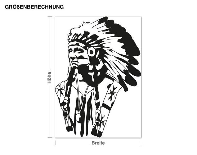 Wall stickers indians Native American