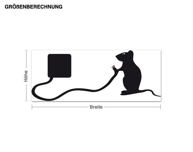 Wall sticker - Mouse