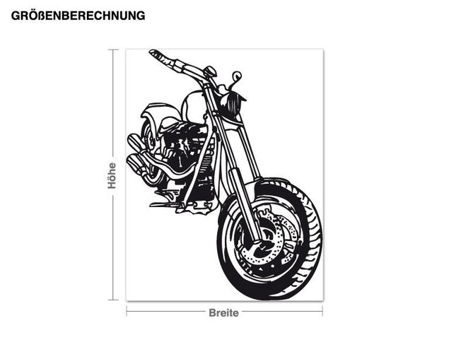 Wall sticker - Motorcycle