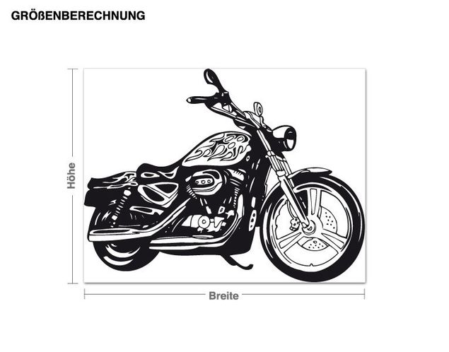 Wall sticker - Motorcycle2