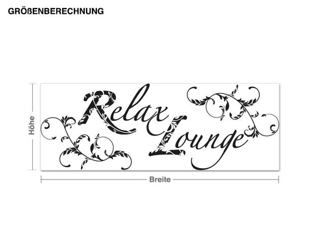 Wall decals quotes Relax lounge
