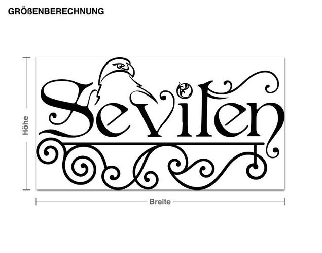 Wall decals quotes Sevilen