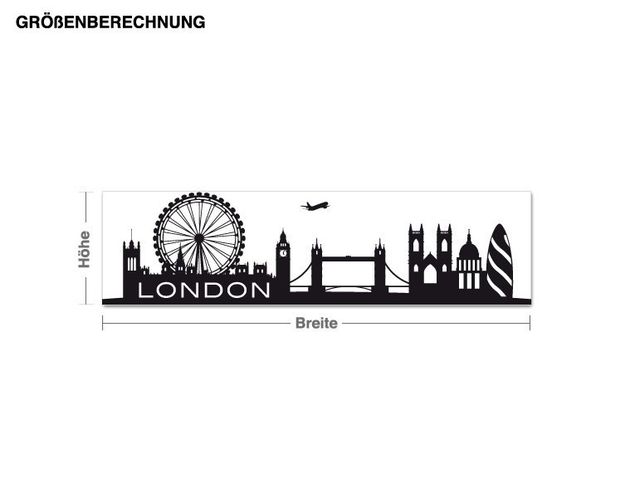 Wall stickers London Skyline London