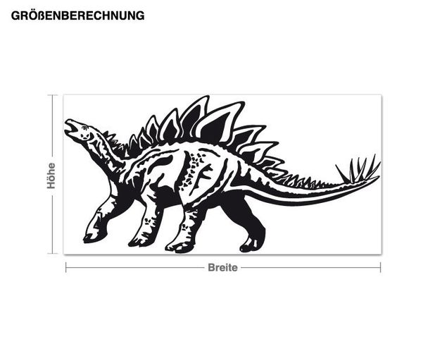 Wall stickers dinosaurs Stegosaurus