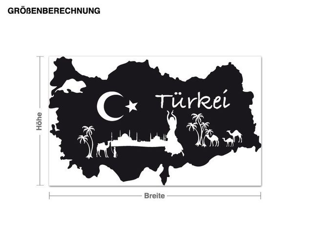 Wall sticker - Turkey